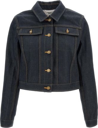 Thom Browne Cropped Denim Jacket