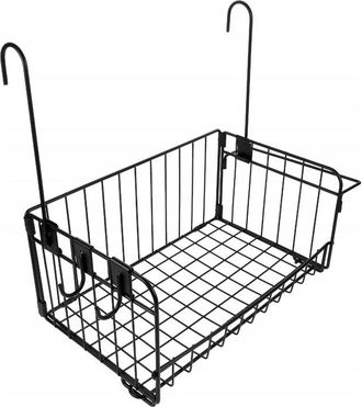 OEM Cesta Colgante Metal Negro Ba&ntilde;o Cocina