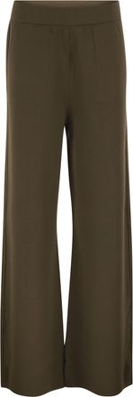 Max Mara Mxmfaida Pantalones anchos de punto de viscosa