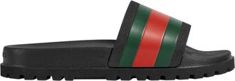 Gucci Slide Sandals With Web, Brand Size 6 ( US Size 6.5 )