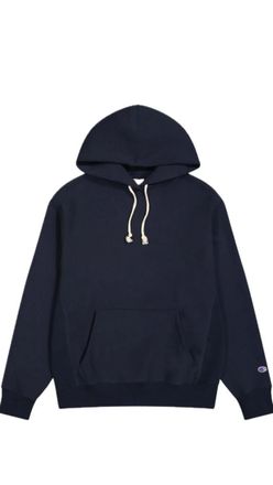 Selling Vintage Champion Reverse Weave Dark Blue Lynchburg Hoodie Sz Extra Large