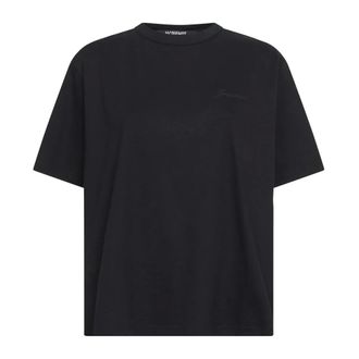 Jacquemus T-Shirts, female, Black, Size: XS Jacquemus T-shirts and Polos Black
