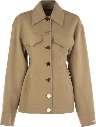 Sportmax Sportmax Egeo Tight Fitting Wool Caban