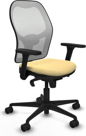 Piqueras y Crespo Piqueras Y Crespo - Jorquera Sincro Malla Blanca Similpiel Crema Brazos 3d Base Nailon Ruedas 65mm Nailon