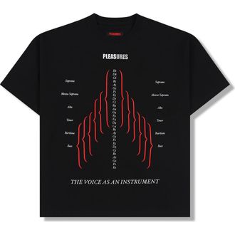 Pleasures Choir Heavyweight Graphic T-Shirt in Black at Nordstrom, Size X-Large