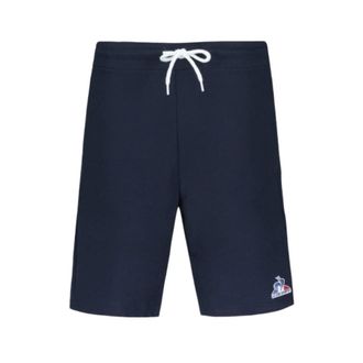 Le Coq Sportif Pantalon Corto Tri - Heren - Korte Broeken - Blauw - M - Katoen - Korte Broeken