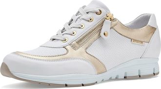 Mephisto Ylona Womens Shoes White : EU 40.5 (US Womens 10.5) B - Medium, Leather/Suede