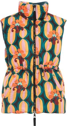 La DoubleJ Omkeerbaar Puffer Vest - Dames - Bodywarmers - Veelkleurig - M - Polyester - Jassen