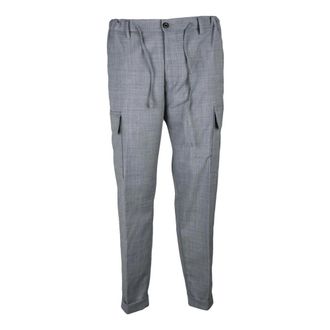 Michael Coal Slim-fit Trousers, male, Gray, Size: W33 Cargo Thomas Trousers