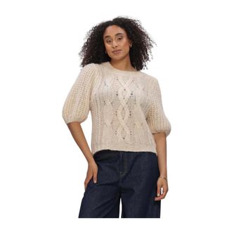Summum Dames, Truien, Beige, Maat: XS