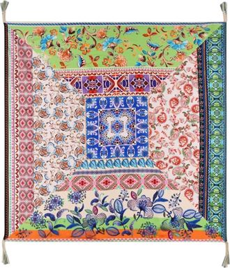 Johnny Was Womens Armeria Silk Scarf In Multi