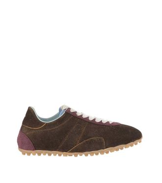 Maison Margiela Dark Brown Sprinters Patchwork Sneakers