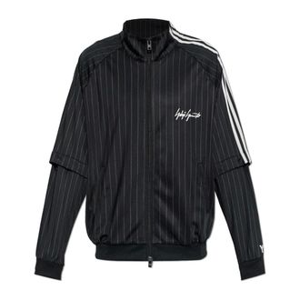 Yohji Yamamoto Zip-throughs, male, Black, Size: L High Collar Sweatshirt