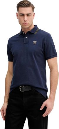 Hackett Badge Polo - Heren - Polos - Blauw - M - Katoen - Tops