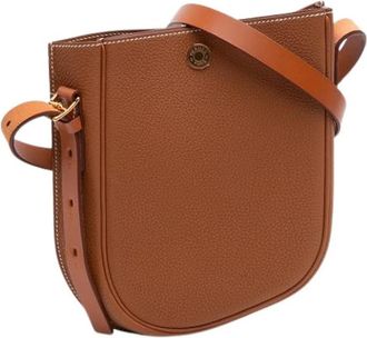 Herm&egrave;s Pre-owned Cavaliere 21 Shoulder Bag - Dames - Vintage Schoudertas - Bruin - ONE Size - Leer - Vintage