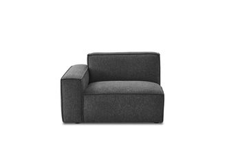 Castlery Dark Gray Left Corner Sofa, Low-Profile | Jonathan by Castlery