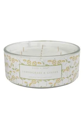 Sand + Fog Line Wrap Scented Candle in Lemongrass N Ginger at Nordstrom Rack
