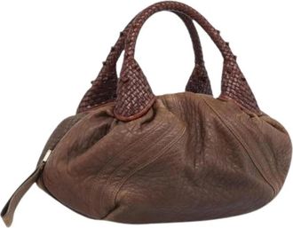 Fendi Pre-owned Vintage Hand Bag - Dames - Vintage Handtas - Bruin - ONE Size - Leer - Vintage