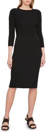 Vince Rib Sweater Skirt in Black at Nordstrom Rack, Size X-Small