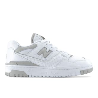 New Balance 550 Sneakers in White/Rain Cloud Women Low-Top