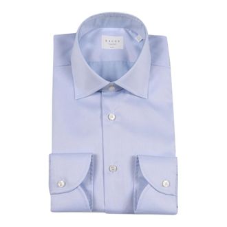 Xacus Camicia - Heren - Zakelijke Overhemden - Blauw - 4XL - Overhemden