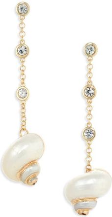 BaubleBar Marina Shell Drop Earrings in Pearl at Nordstrom