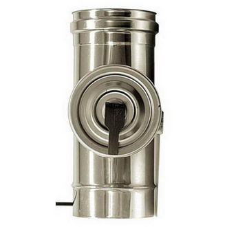 MBM Elemento De Inspecci&oacute;n De Conducto De Humos Dn 350 Tubo De Acero Inoxidable 316