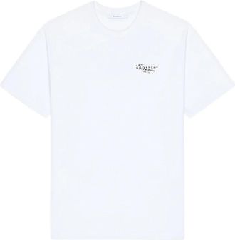 Givenchy T-Shirts, male, White, Size: XL T-Shirt with Stamp Print