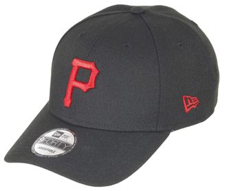 New Era Pittsburgh Pirates 9forty Adjustable Snapback Cap Mlb Essential Black/Red - One-Size
