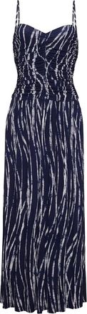 Cara Cara Midi-jurk met ruches - Blauw