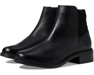 Clarks Maye Palm 26174354 Boots Womens Black Leather Side Zip Ankle RHS5712