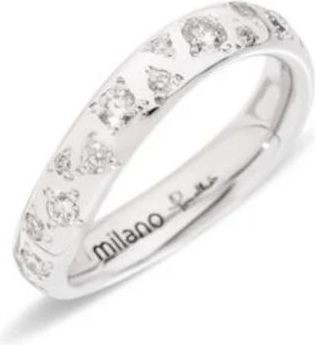 POMELLATO Milan Diamanten Ring - Dames - Ringen - Grijs - 52 MM - Accessoires