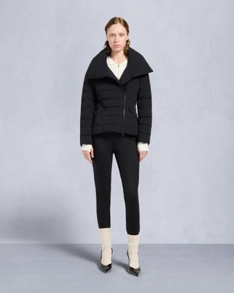 Moose Knuckles Womens Harlowe Down Moto Jacket