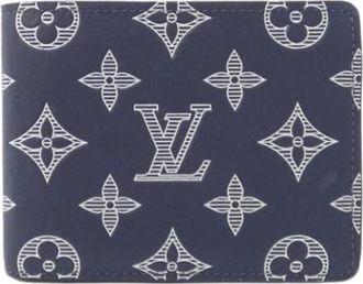 Louis Vuitton Pre-owned Wallets, female, Blue, Size: ONE SIZE Pre-owned Vintage Bi-fold Wallet
