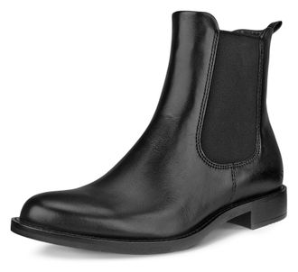 Ecco Chelseaboots ECCO SARTORELLE 25, Damen, Gr. 35, schwarz, Leder, Schuhe Chelseaboots, Schlupfboots, Stiefelette, Basic, Blockabsatz, zum Schlupfen