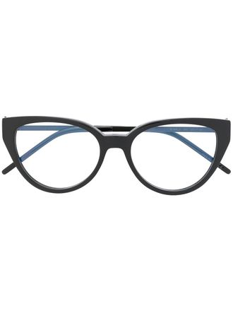 Saint Laurent Eyewear SLM48A cat-eye glasses - unisex - Acetate/Metal - 52 - Black