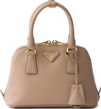 Prada Borsa tote Promenade mini in pelle Saffiano - Toni neutri