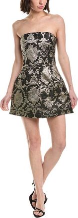 Alice & Olivia Alice + Olivia Gerda Drop-Waist Strapless Mini Dress