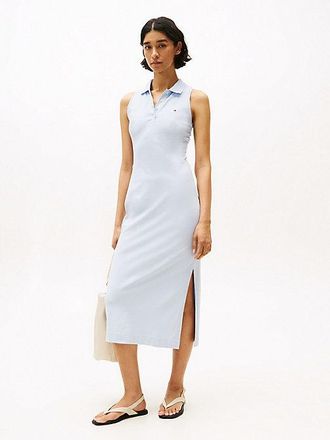 Tommy Hilfiger 1985 Midi Slim Sleeveless Polo Dress