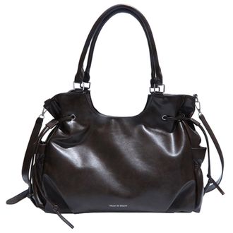 Generic PU Tote Bag Roomy Hobo Shoulder Bag Travel Tote Bag for Women (Coffee) (Coffee)