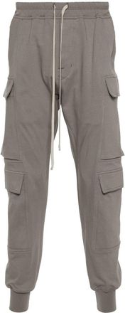 Rick Owens Mastodon Cargo track pants - men - Buffalo Horn/Organic Cotton - 50 - Grey