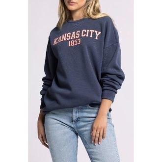 Thread & Supply Kansas City Graphic Sweatshirt in Odyssey Grey at Nordstrom, Size Small