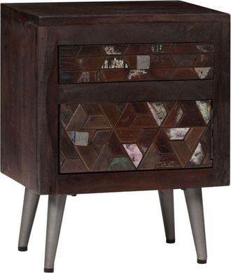 vidaXL Comodino in Legno Massello di Recupero 40x30x50 cm - Vidaxl