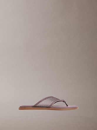 Calvin Klein Carla - Mesh Square Toe Thong Sandals