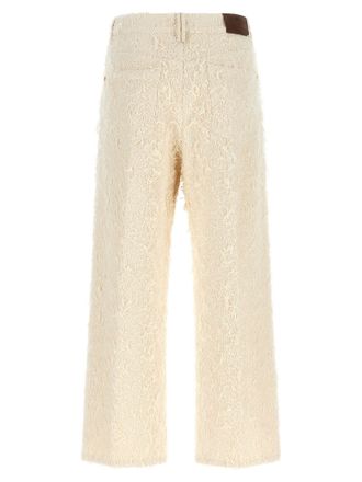 Brunello Cucinelli Contemporary Square Trousers - White