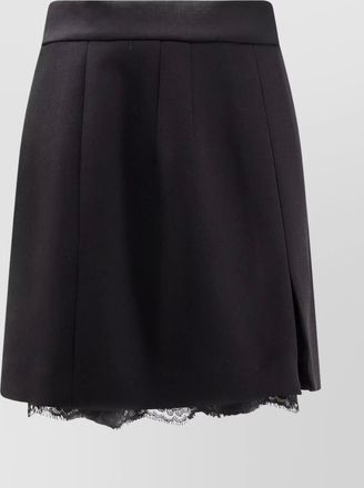 Dolce & Gabbana virgin wool high-rise mini skirt