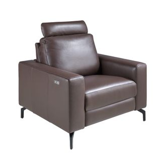 Angel Cerd&aacute; Sill&oacute;n relax piel marr&oacute;n chocolate
