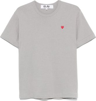 Comme Des Gar&ccedil;ons Maglietta Comme Des Gar&ccedil;ons Play U Small Red Emblem Knit