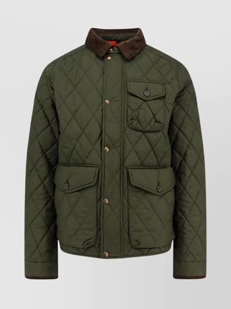 Polo Ralph Lauren corduroy collar quilted nylon jacket