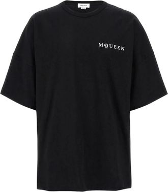 Alexander McQueen Hombre, Camisetas, Negro, Talla: M